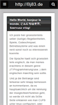 Mobile Screenshot of bj83.de